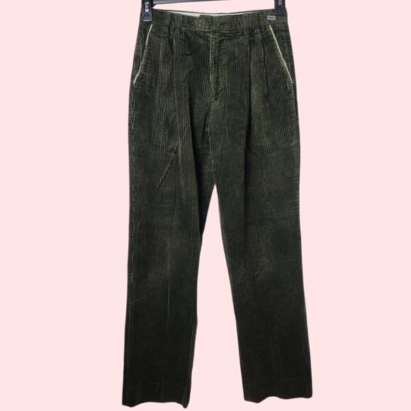 Vitto Nero Other - Vitto Niero Vintage Green Olive Corduroy Pants Size 29